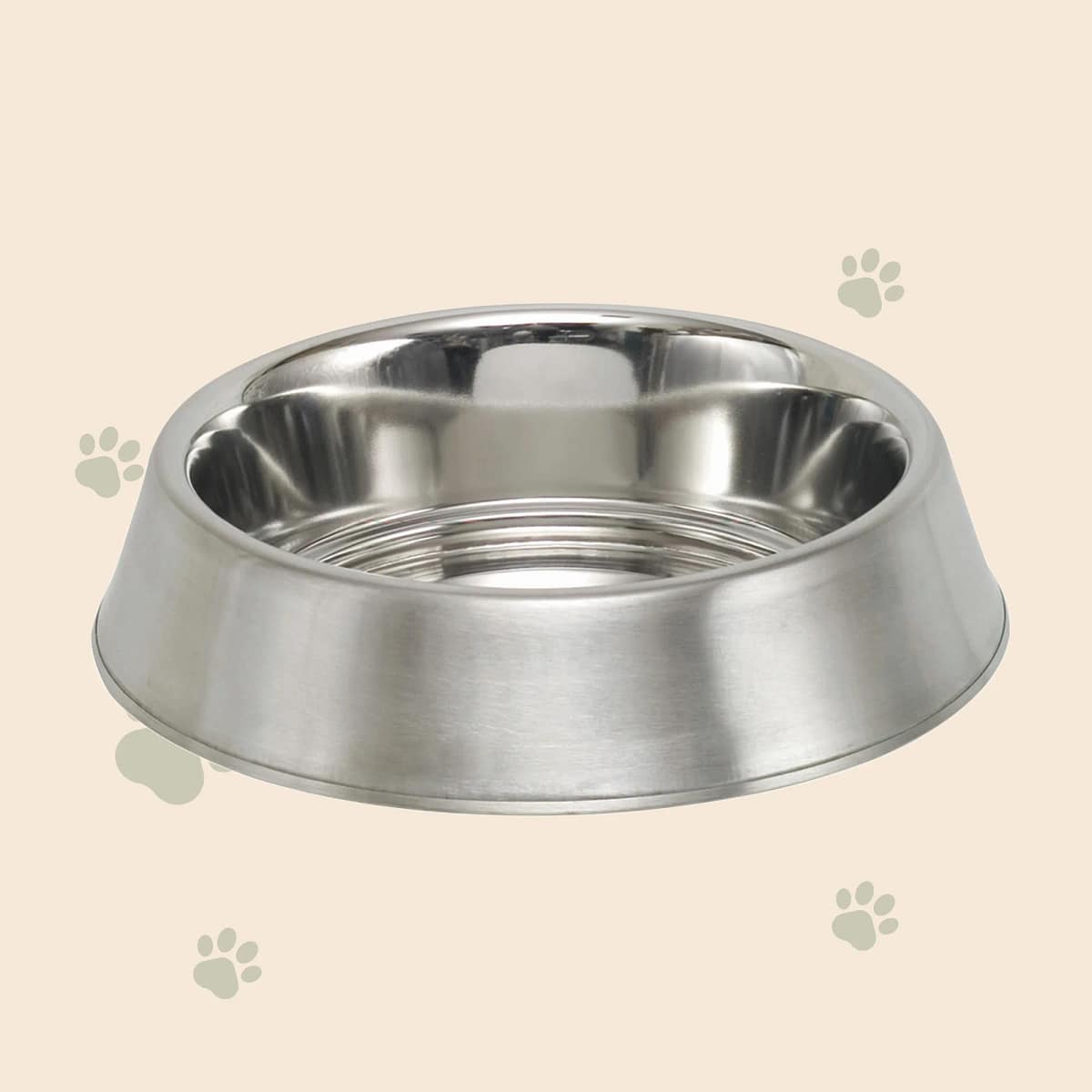 Edelstahl-Futternapf, 1,9 l, rutschfest