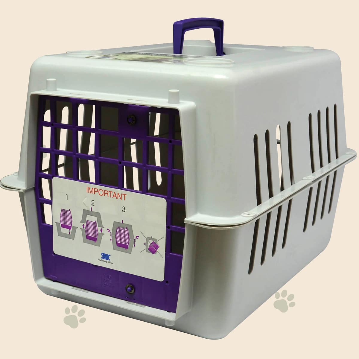 Transportbox für Kleintiere, 44x33x31 cm