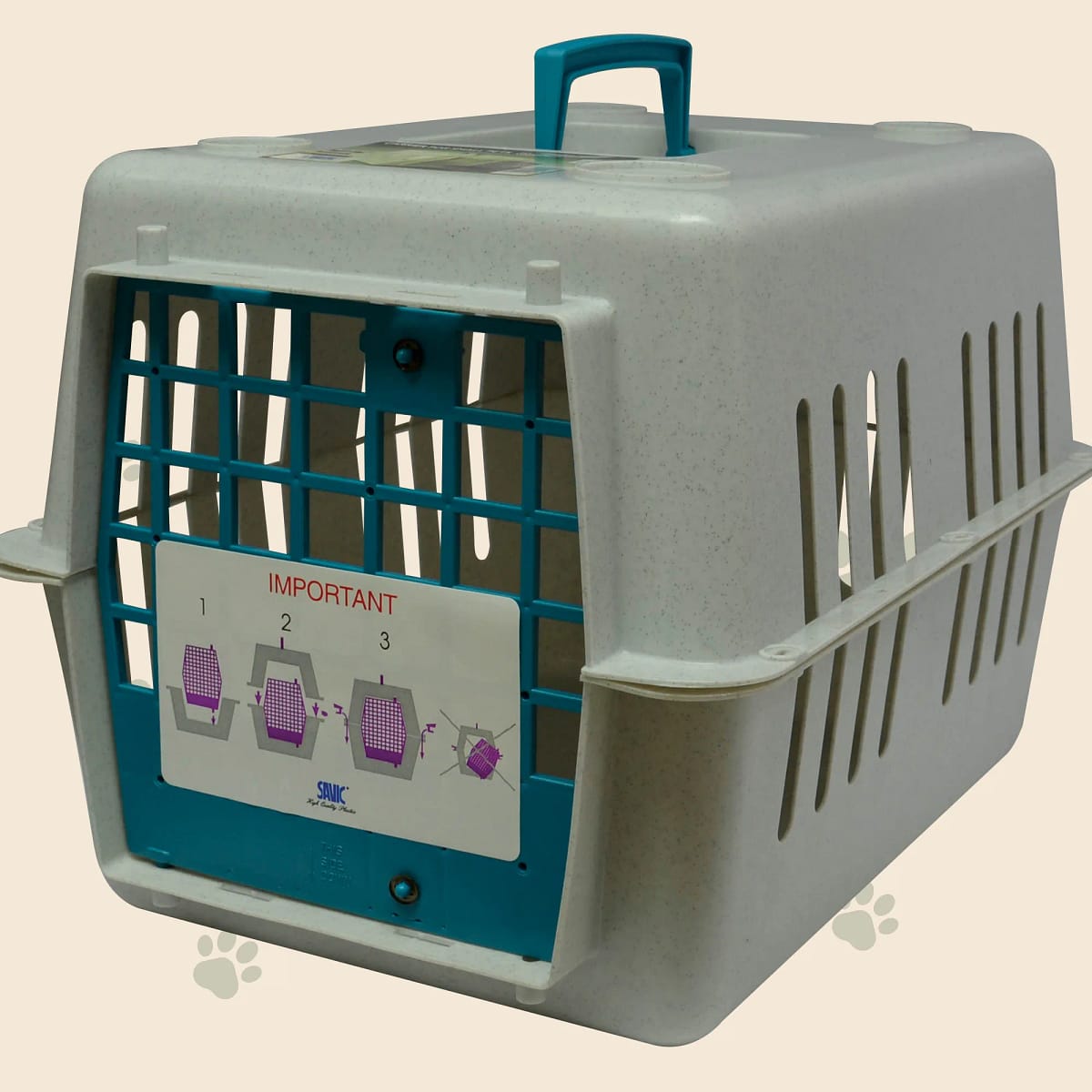 Transportbox Kleintiere, 44x33x31 cm, fest