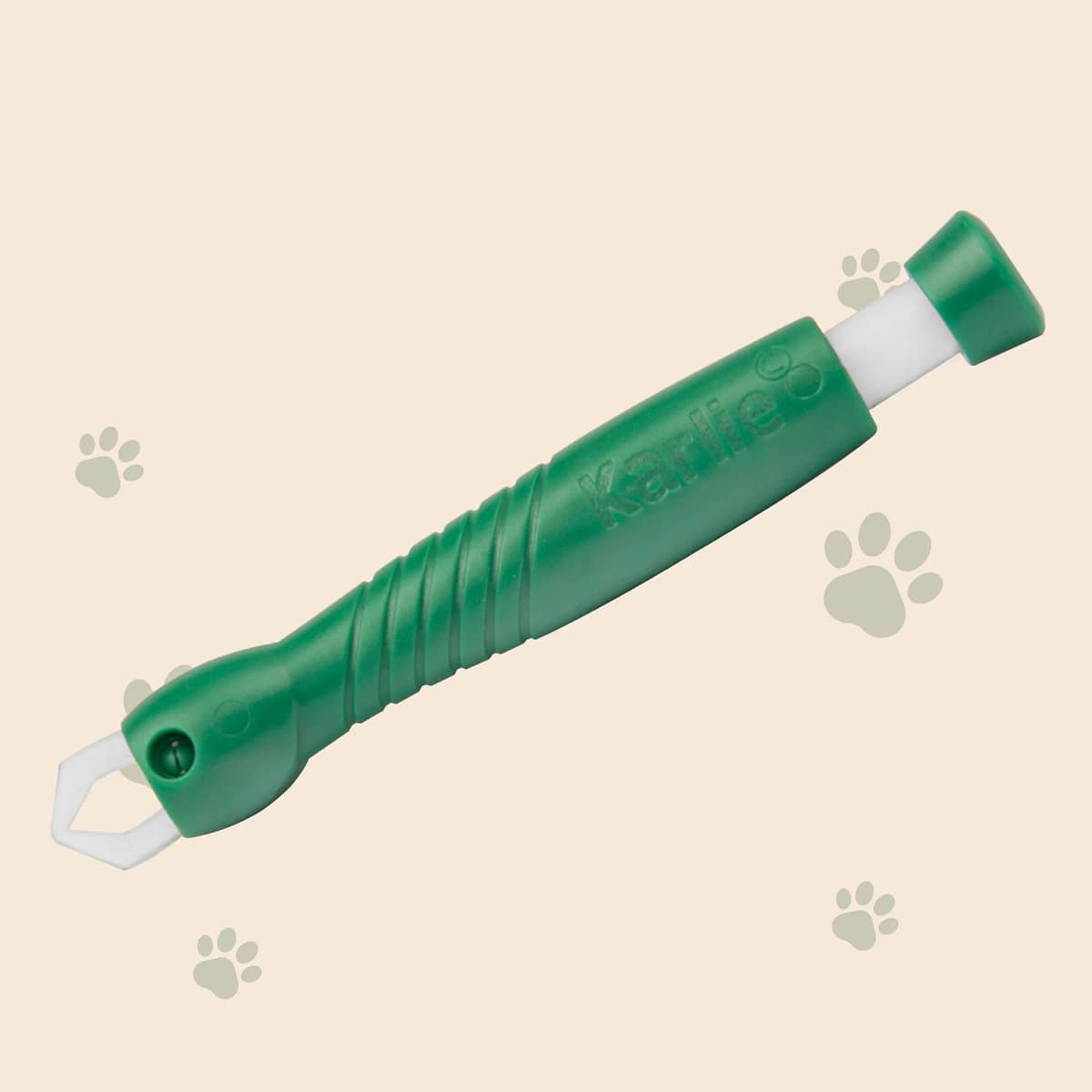 Zeckenzange aus Kunststoff zur Entfernung