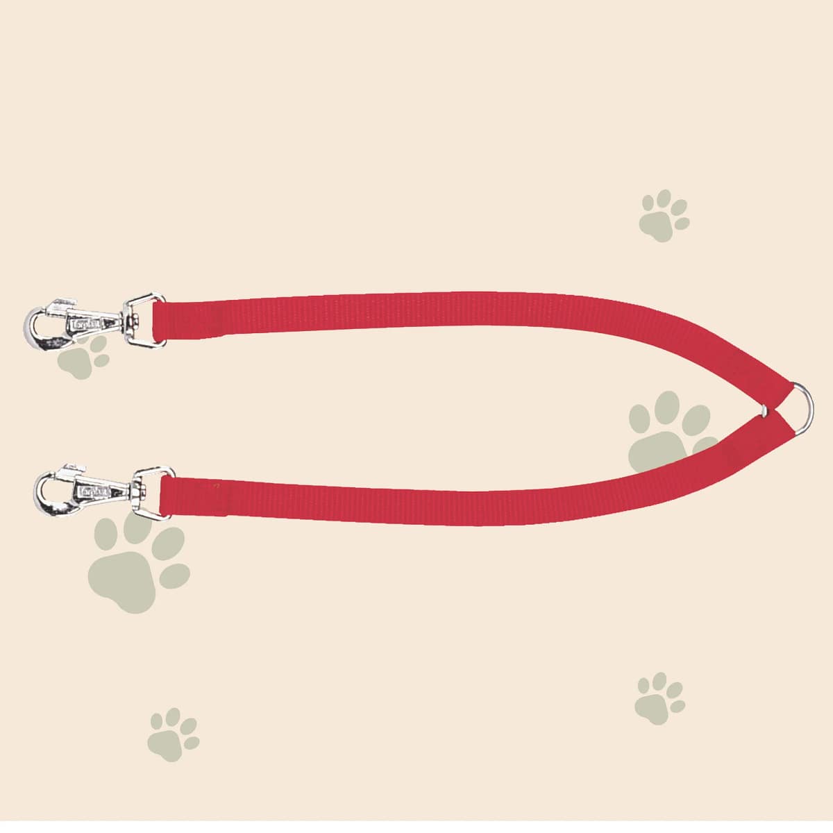 Hundeleine Twin Kurzführer, 38cm x 20mm