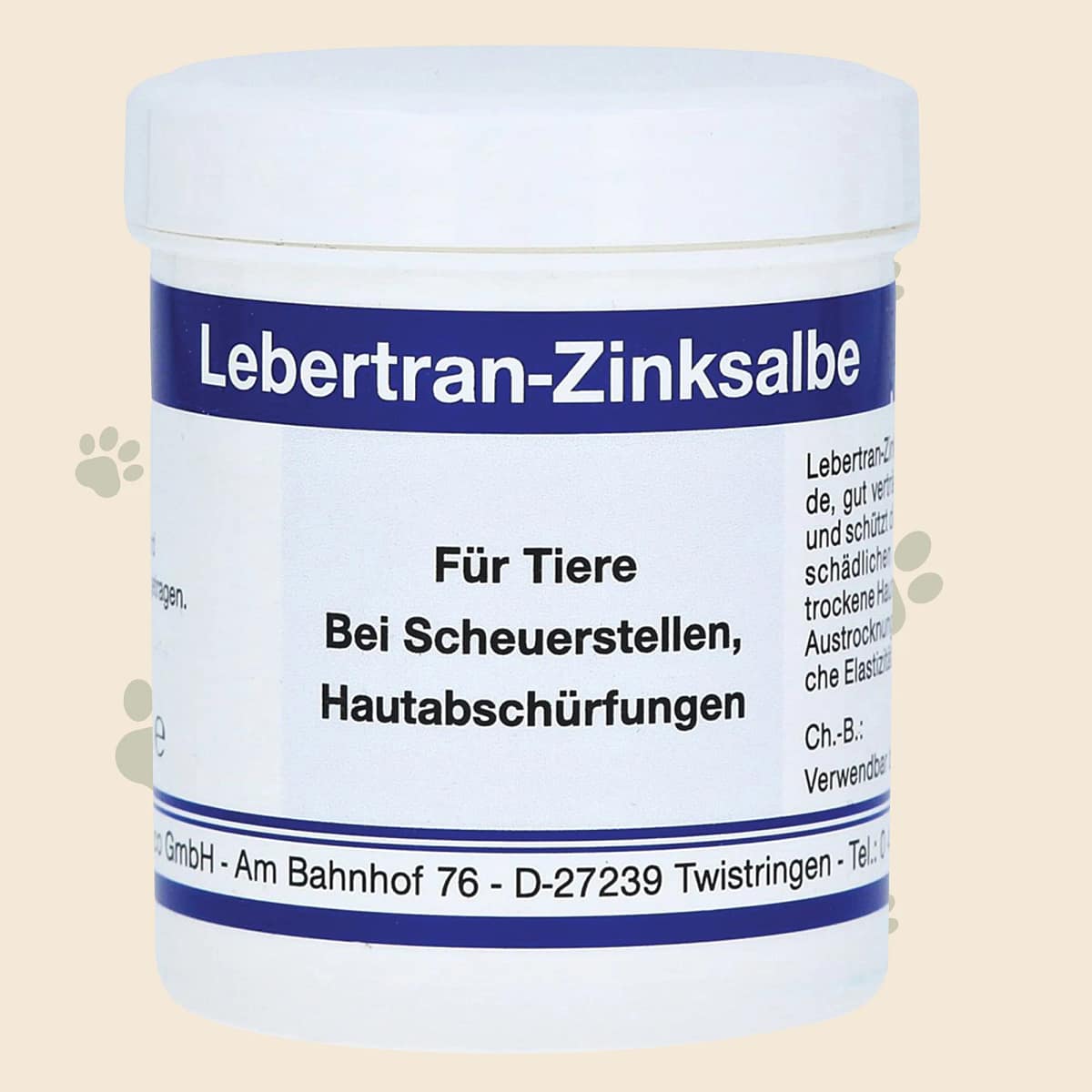 Lebertran Zinksalbe Schutz & Pflege, 100g