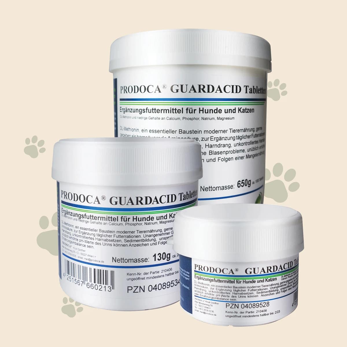 GuardAcid vet Ergänzungsfutter, 1000 Stk.