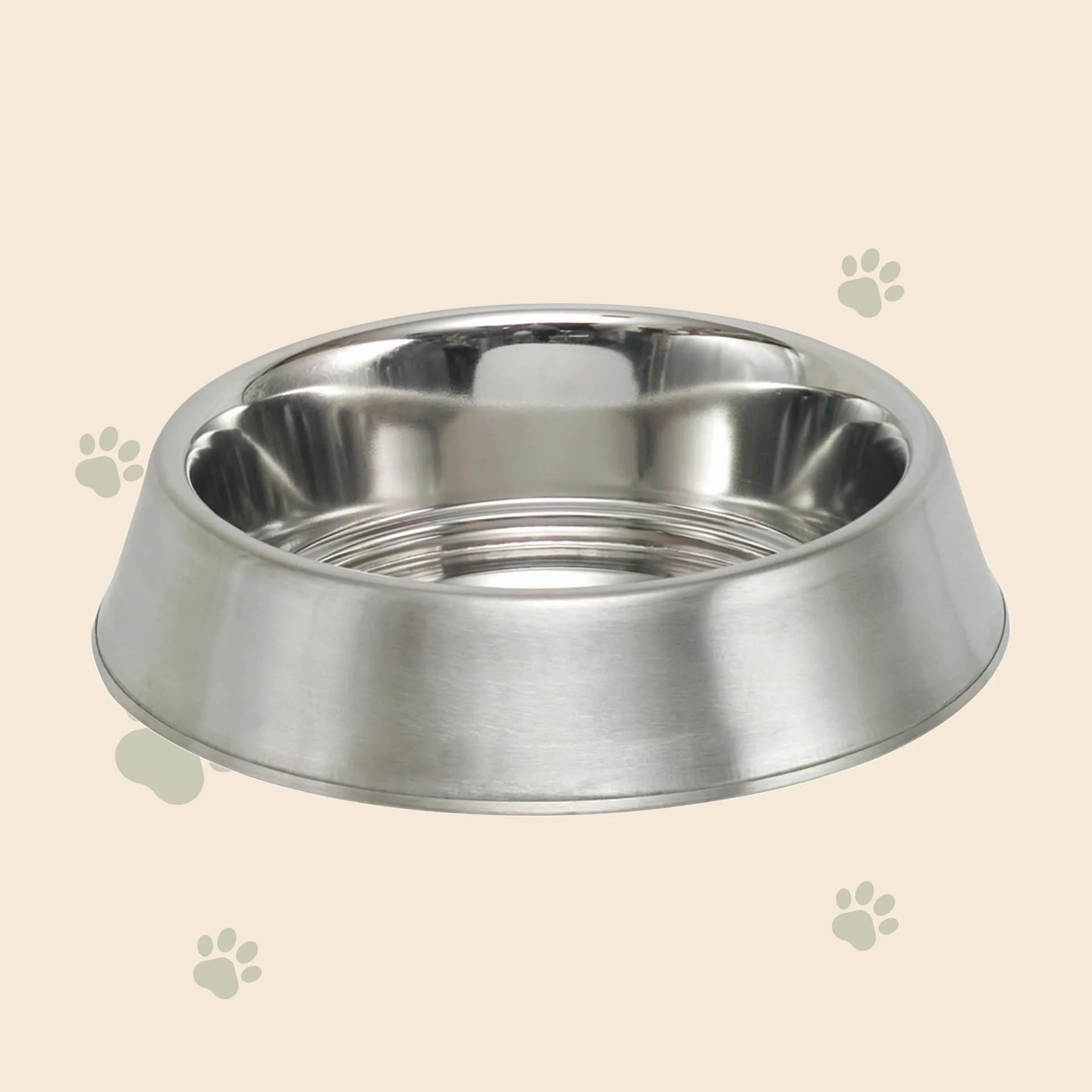 Edelstahl-Futternapf, 1,9 l, rutschfest